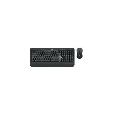 Imagem de Teclado e Mouse Logitech MK540 Advanced Sem Fio Multimídia Tecnologia Unifying Cinza ABNT2 - 920-008674