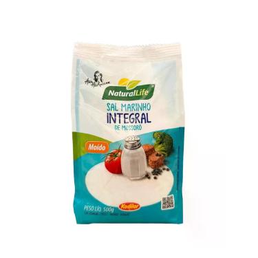 Imagem de SAL MARINHO INTEGRAL DE MOSSORÓ NATURAL LIFE 500g