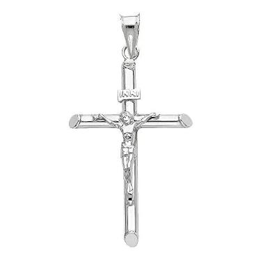 Imagem de Pingente religioso crucifixo 14K, Phoebe dourado, não conhecido