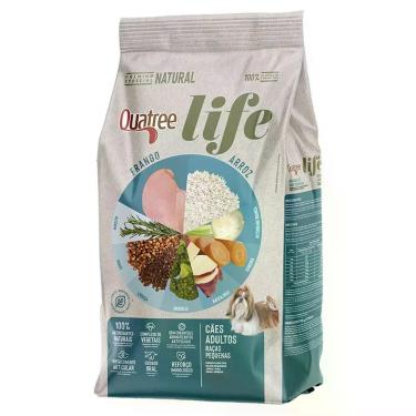 Imagem de Ração Seca Quatree Life Frango e Arroz Cães Adultos Raças Pequenas 3Kg
