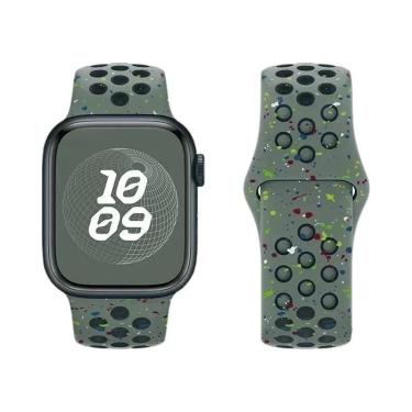 Imagem de Pulseira De Silicone De 49MM Para Apple Ultra, Faixa De Borracha Compa