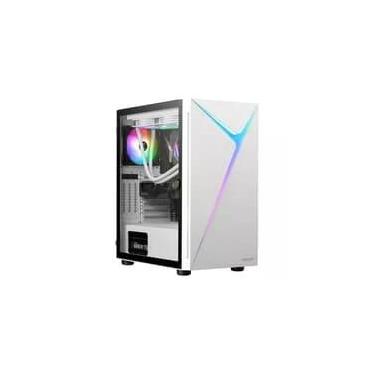 Imagem de Gabinete Gamer Gamdias Argus E4 Elite, Mid Tower, ATX, Lateral em Vidro Temperado, Branco - ARGUS E4 ELITE W
