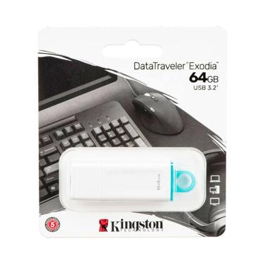 Imagem de Pen Drive Kingston 64GB KC-U2G64-5R-TW USB 3.0 - Exodia White