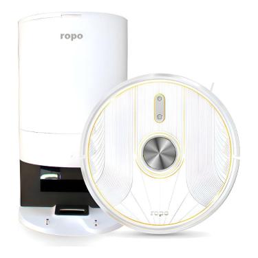 Imagem de Robô Aspirador Ropo Glass 5 Pro Branco, 220V