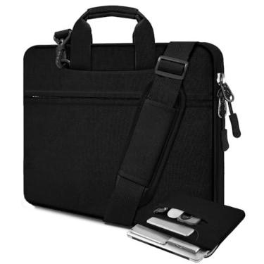 Imagem de Bolsa de ombro para laptop de 13,3 polegadas, pasta fina para computador com alça compatível com MacBook Air/Pro 13/Pro 14, XPS 13/14, HP Dell ASUS Lenovo e a maioria dos notebooks de 13 a 14