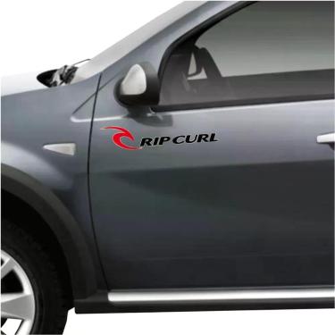 Imagem de Kit Adesivos Sandero Stepway Rip Curl 12 Traseiro + Lateral Preto