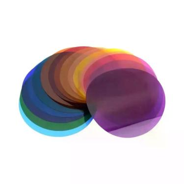 Imagem de Kit De Filtros Magnéticos Coloridos Para Flash De Cabeça Redonda V1 V1