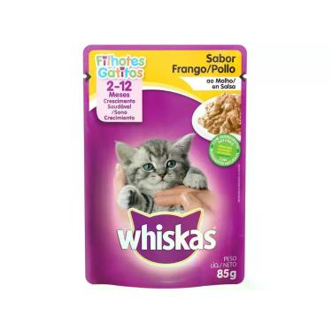 Imagem de Ração de Frango Filhotes Sachê Whiskas 85g