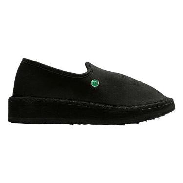 Imagem de Sapatilha Anatômica para Esporão e Fascite Plantar Mundoflex - Preto/Preto