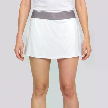 Imagem de Shorts Saia Fila Motionflex F-Box Feminino Branco, P