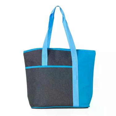 Imagem de Bolsa Térmica Necessaire Academia Marmita Fitness Mamadeira - XBZ,  Az