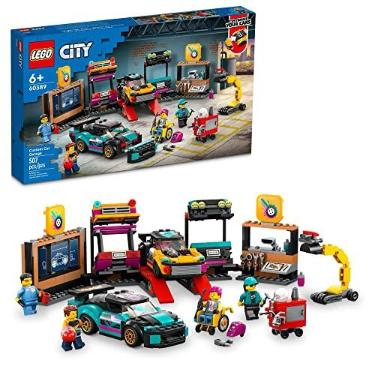 Imagem de LEGO City Oficina de Personalização de Carros 60389 (507 Peças); Conjunto de Construção