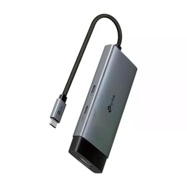Imagem de Hub USB-C TP-Link UH5020C 5 em 1 com HDMI 4K Ethernet Gigabit e Leitor de Cartão Portátil