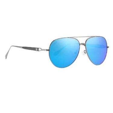 Imagem de Kdeam Óculos de Sol Estilo Aviador, Lentes Polarizados, uv400 Anti-Reflexo KD009 (C5)