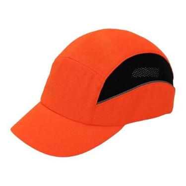Imagem de YWMJZEU Boné de beisebol com proteção, chapéu, boné de beisebol para viagens, academia, ciclismo, acampamento, equitação, Laranja