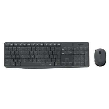Imagem de Teclado e mouse sem fio mk235 preto logitech 920-007903, Preto