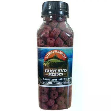 Imagem de Ração furadinha gustavo mendes (acquamil) sabor:jabuticaba