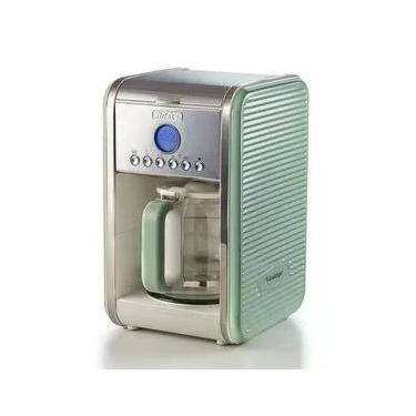 Imagem de Cafeteira Ariete 1342 Vintage Verde, 4 a 12 Xícaras, Programável, Com Filtro, 900W