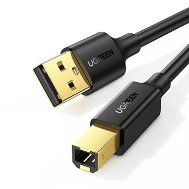 Imagem de UGREEN Cabo de impressora USB - cabo USB A para B, cabo 2.0 USB B Cabo de impressora de alta velocidade compatível com HP, Canon, Brother, Samsung, Dell, Epson, Lexmark, Xerox, Piano, Dac e m