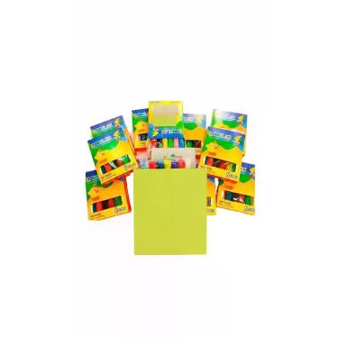 Imagem de Massinha de Modelar 6 Cores 20 Cx Brinquedo Infantil - Congratulations