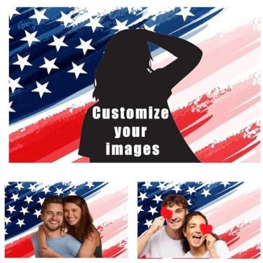 Imagem de Bandeira personalizada, bandeira personalizável, bandeiras personalizadas com logotipo/foto/rosto/texto, bandeira personalizada de cores vivas banner de pôster engraçado para concertos de quarto