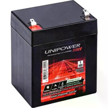 Imagem de Bateria Estacionária Selada 12v 5ah Vrla Up1250 Unipower [f002]