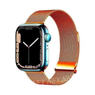 Imagem de Pulseira De Metal Milanese Loop De 44mm 40mm 45mm 41mm Para Apple Watc