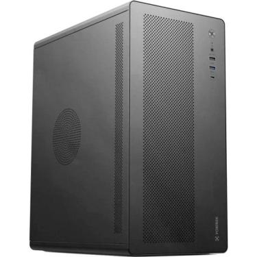 Imagem de Gabinete para Computador GO22 Premium Office Micro ATX e Mini ITX com Portas USB-C e USB 3.0 Preto