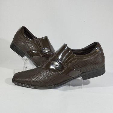 Imagem de Sapato social masculino calvest 349001, Café, 40