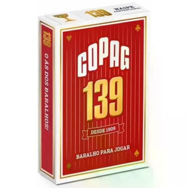 Imagem de Baralho Copag 139 Naipe Normal Vermelho - Original Lacrado