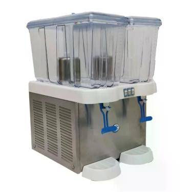 Imagem de Refresqueira Comercial Jpii Inox com 2 Reservatórios de 16L e Agitação por Pá Inox Begel