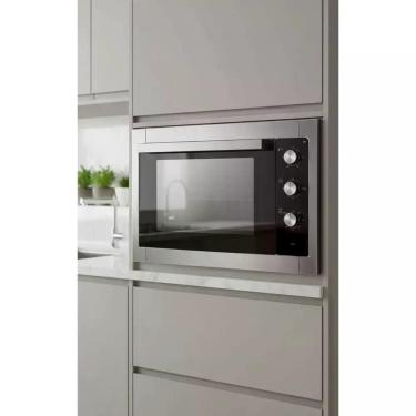 Imagem de 2x Forno Embutir Elétrico 47L Inox - Versátil e Fácil Limpar - Congrat