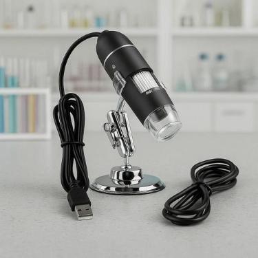 Imagem de Microscopio Portátil Usb Luz Led Para Android Celular - Haiz