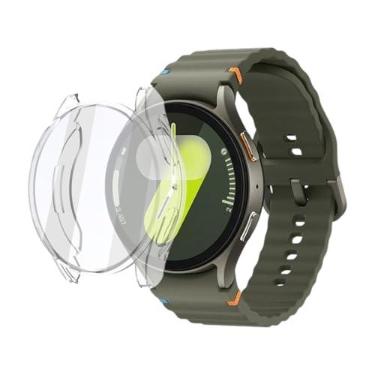 Imagem de Case TPU360 Capa Protetora LTimports compativel com Galaxy Watch 7 44mm Sm-L310 Bt e Sm-L315 Lte (LT-Transparente)