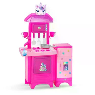 Imagem de Brinquedo Infantil Cozinha Completa Unicórnio com Água Magic Toys