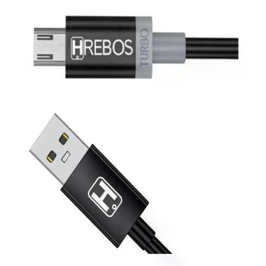 Imagem de Cabo Carregador Micro Usb Compativel Motorola G4 G5 Moto X - HREBOS