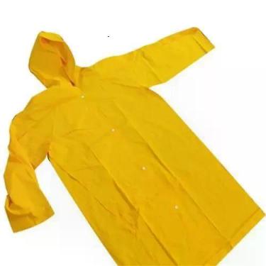 Imagem de Capa de Chuva Forrada Gg Amarela C/manga - Diferpan
