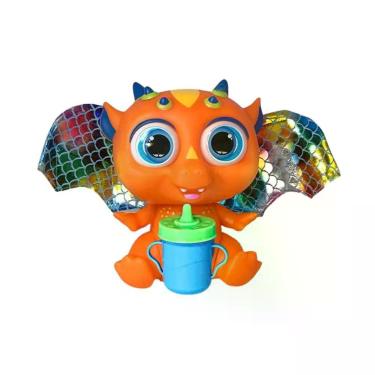 Imagem de Bebê Dragão Flying Baby Com Asas Laranja Conto De Fadas