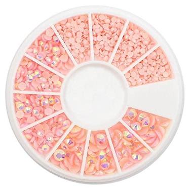 Imagem de Pedrarias para unhas strass rosa cristal
