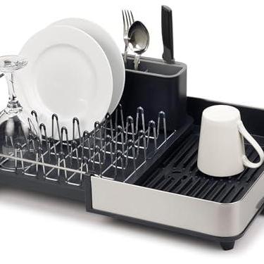 Imagem de Escorredor de Louça de Aço Inox Extensível Joseph & Joseph 31x35x16CM