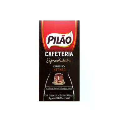 Imagem de Cápsulas de Café Espresso Pilão Compatível Nespresso 10 Unidades Inten