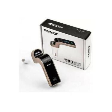 Imagem de Transmissor Fm Bluetooth Sd Card Mp3 Usb Atende Cel - Carg 7 - Ello