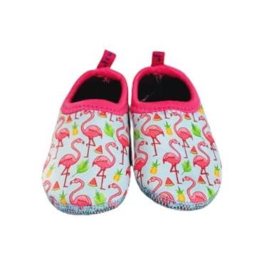 Imagem de Sapatilha Neoprene Ufrog Infantil Original Flamingo (Rosa, BR, Criança de 1 a 3 anos, Faixa Numérico, 23, 24)