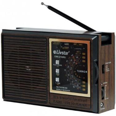 Imagem de Rádio Livistar Portátil Recarregável Am Fm - Cnn-2730Ru - Livstar