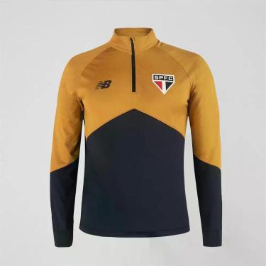 Imagem de New Balance Blusa Manga Longa 1/2 Zíper Treino SPFC 2026 Masculina, P