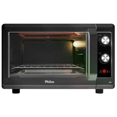 Imagem de Forno Elétrico de Bancada Philco Autolimpante 50L Preto PFE56A, Preto,