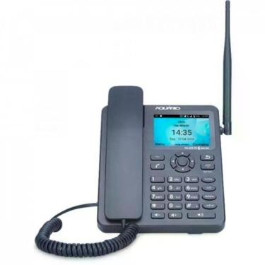 Imagem de Telefone Celular Fixo Aquário CA42S 4GB 3,5 Polegadas Preto