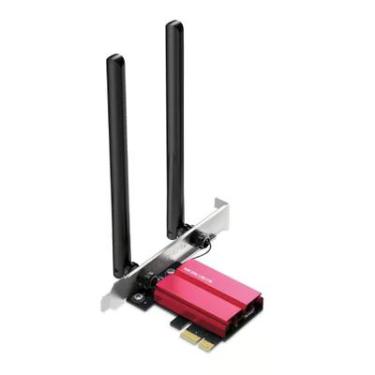 Imagem de Adaptador Mercusys PCie Wi-fi 6e Axe5400 Tri-band + Bluetooth 5.3 - Ma86xe