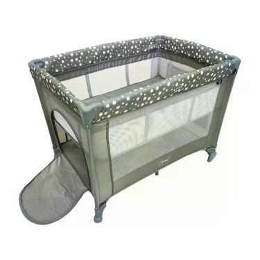 Imagem de Berço Portátil e Desmontável Maxi Baby Lune até 15kg Cinza, Cinza