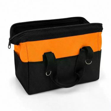 Imagem de Bolsa Maleta Mala de Ferramentas em Lona Reforçada com Diversos Bolsos Organização Eletricista Mecânico Técnico